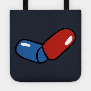 PILL BLUERED Tote