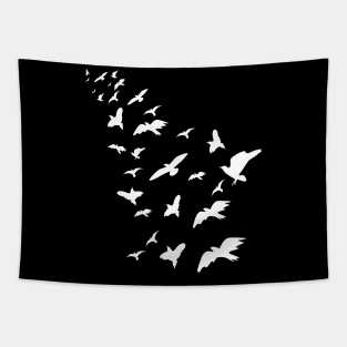 Flock Of Birds Flying Birds Conservation Gift Tapestry