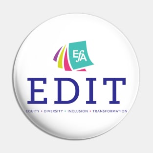 EFAs Equity, Diversity, Inclusion, and Transformation Committee Logo Pin