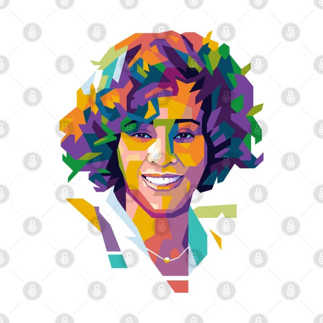 Whitney Houston Popart Uncurve by REKENINGDIBANDETBRO