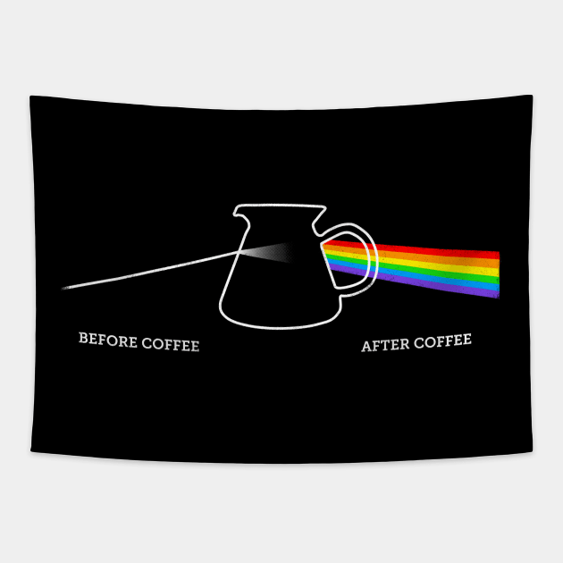 Drink Floyd - Dark Side of the Brew Tapestry by Coffee Hotline