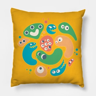 Monsters Cute Funny Pillow