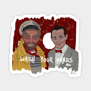 Captain Carl & Pee-Wee: Wash Your Hands Magnet