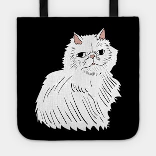 persian cat Tote