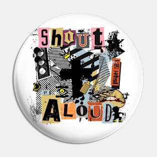 Shout It Aloud - Isaiah 58:1 - Bible Verse Pin