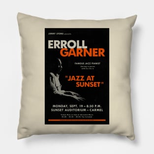 Erroll Garner - Concert by the Sea - Carmel, CA - 1955 Pillow