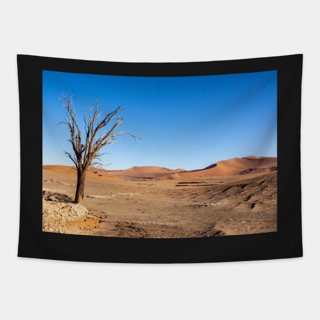 Tree in the desert. Tapestry by sma1050