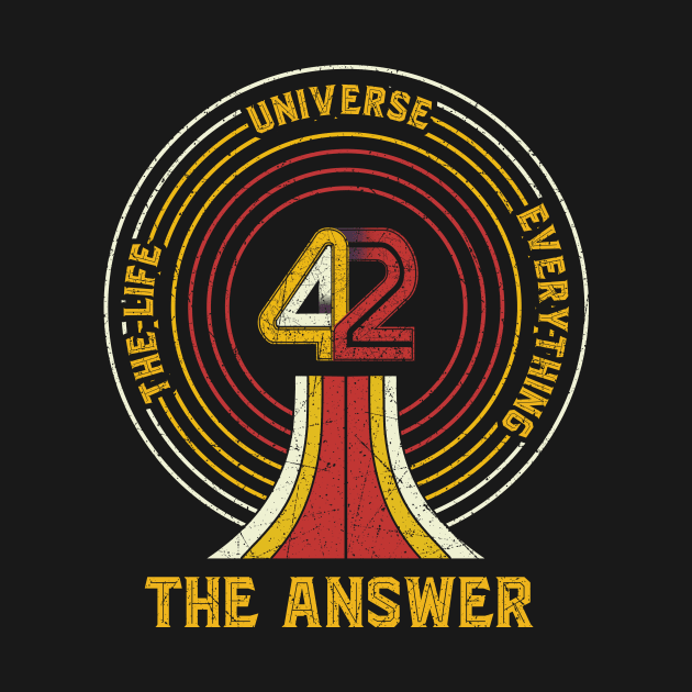 42 the life universe everything the answer vintage by Dianeursusla Clothes