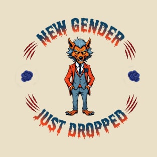 New Gender Just Dropped! Dapper Werewolf T-Shirt