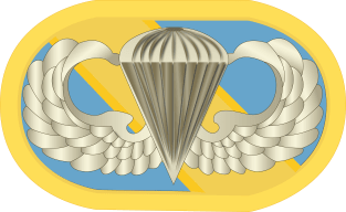 1st Special Forces Oval w Basic Wings Magnet