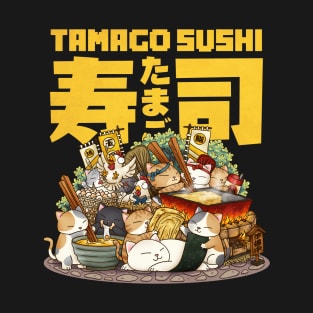 Cat Tamago Sushi Workshop T-Shirt