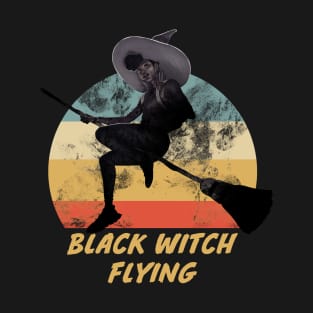 black witch flying T-Shirt