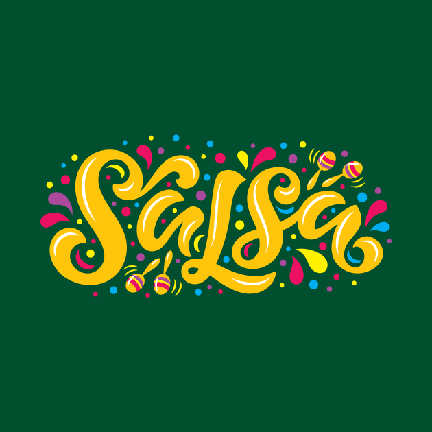 Salsa - Colorful Maracas by verde