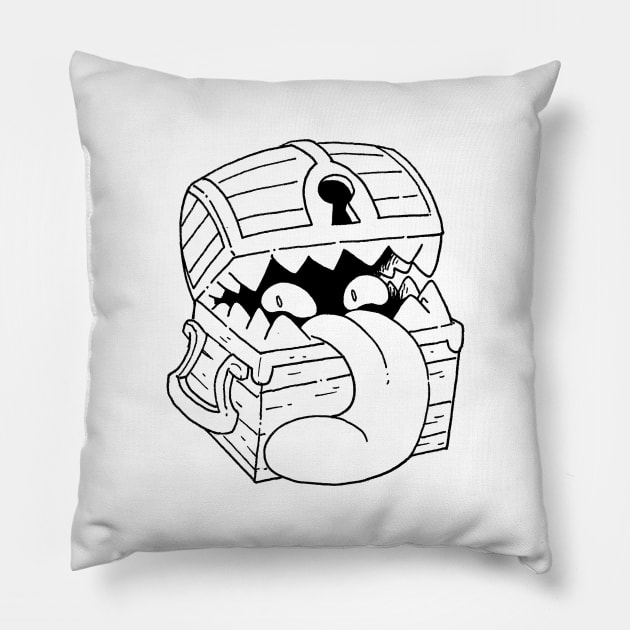 Mimic DQ transparent Pillow by exeivier