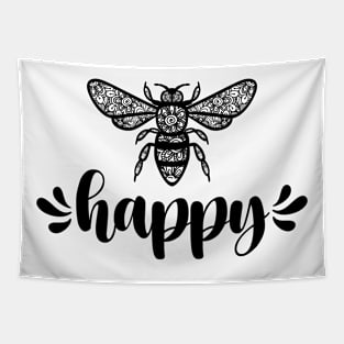 Bee Happy v4 Tapestry