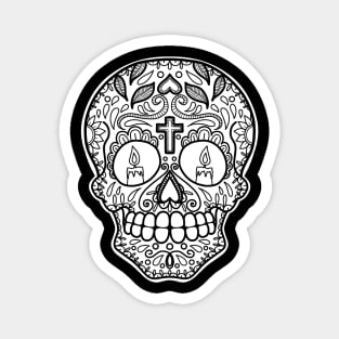 HomeSchoolTattoo Sugarskull Magnet