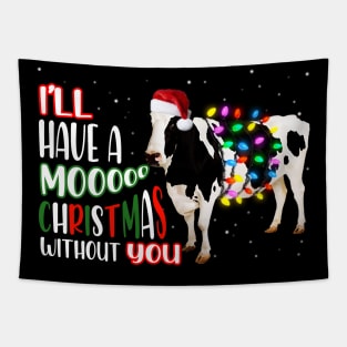 I'll Have a Moo Christmas Without You Tapestry