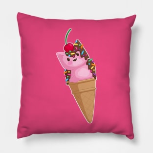 Ice Cream Cat Pillow