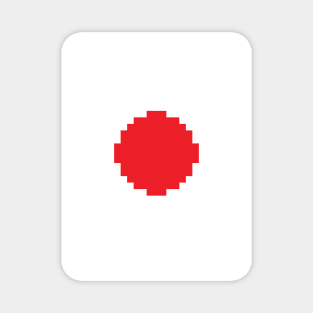 Japan Flag - Pixels Magnet