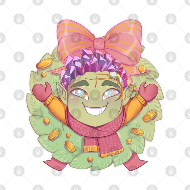 Ashton Christmas wreath by Itsacuteart