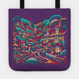 Swirling Village Tote