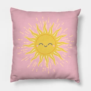 Happy Sunshine Logo Pillow