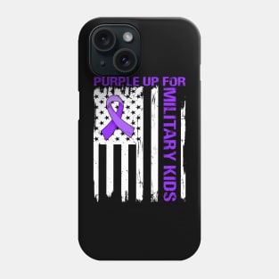 Purple up for Military Kids-Month of the Military Child Phone Case