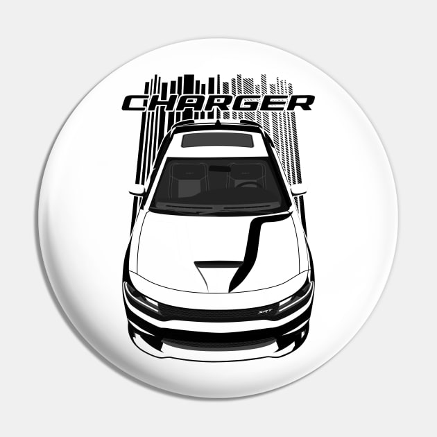 Charger - Dark Transparent/Multi Color Pin by V8social