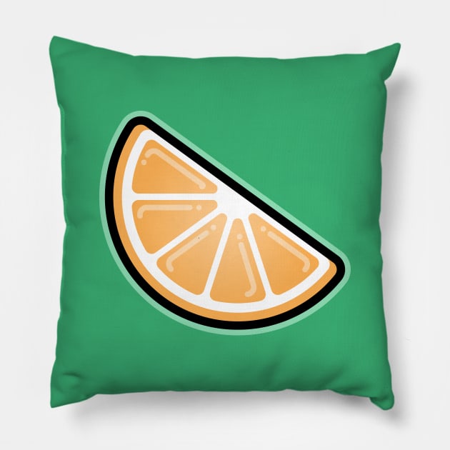 Orange Slice Pillow by EbukaAmadiObi19