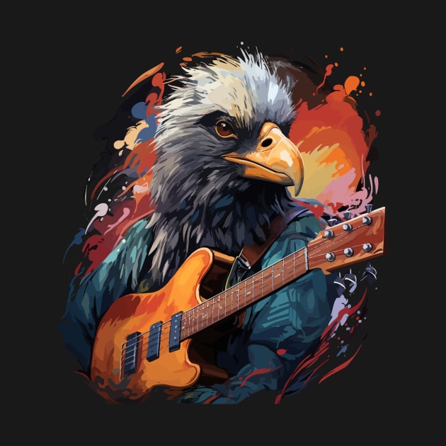 Albatross Playing Guitar by JH Mart