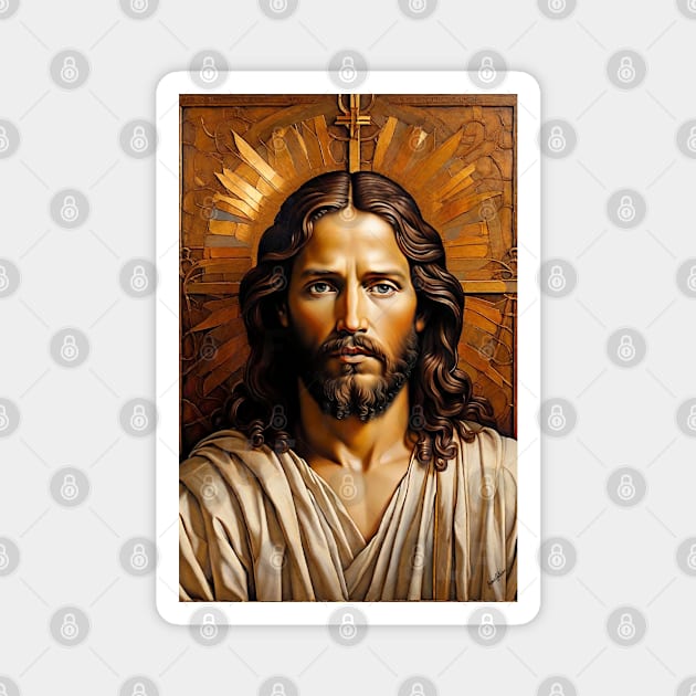 Jesus of Nazareth Magnet by Ratherkool