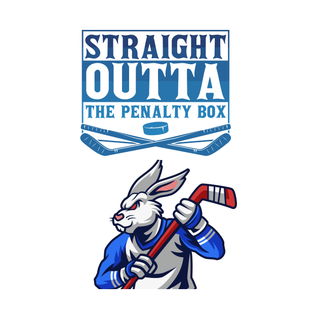 Straight outta the penalty box rabbit by Laakiiart