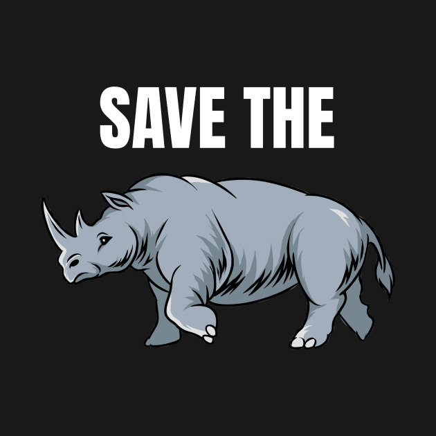 Save Rhinos (Rhino) by fromherotozero