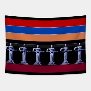 Mother Armenian and the Armenian Tricolour Tapestry