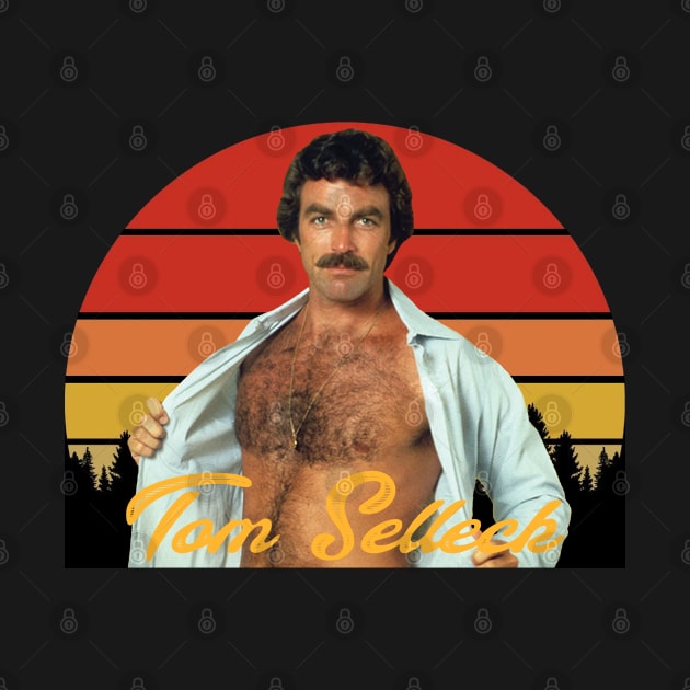 Retro Tom selleck by kilshamy