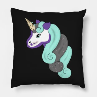 Sierra Sparkle- Skeleton Unicorn Pillow