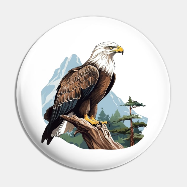 Golden Eagle Pin by zooleisurelife