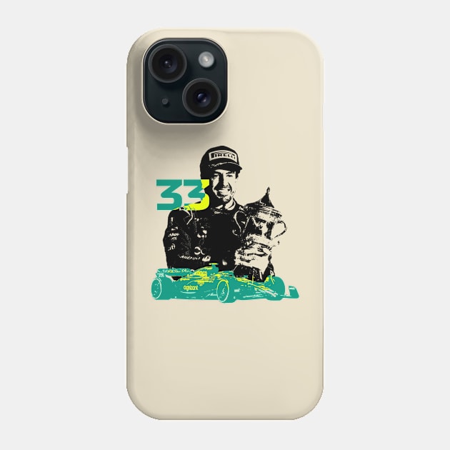 Fernando Alonso 33 Phone Case by Mrmera