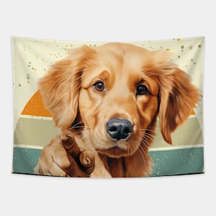 Golden Retrievers i want you pointing style Tapestry