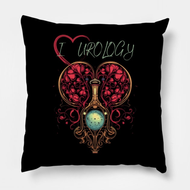 I love urology Pillow by Pattyld