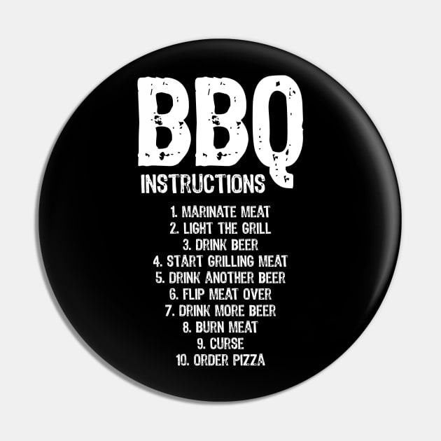 Funny BBQ Instructions Pin by Scar