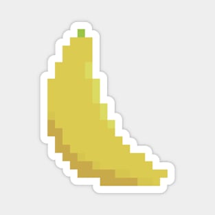 Banana Pixel Art Magnet