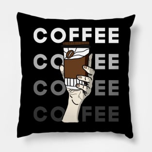 Raise Your Coffee v3 Pillow