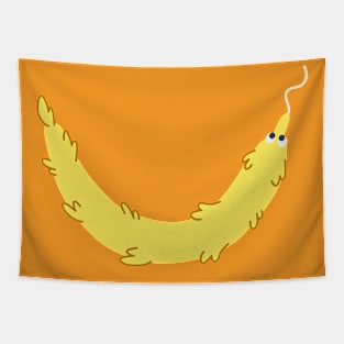 Worm Smile (Yellow) Tapestry