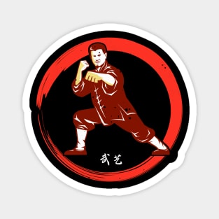 Kung-Fu Chinese Master Fighter Magnet