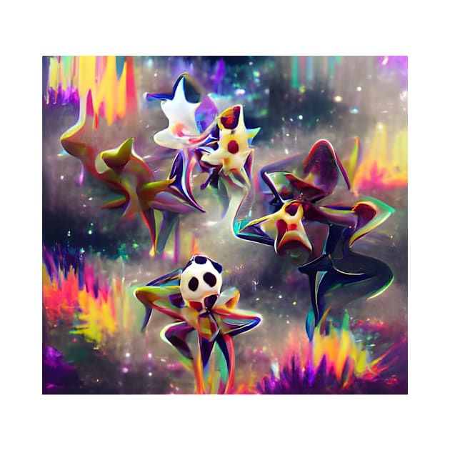 Psychedelic Stars by Mihadom