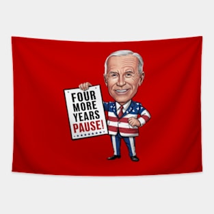 Four More Years Pause - Joe Biden Tapestry