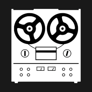 Reel Tape Recorder // Vintage Music T-Shirt