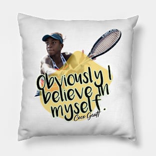 Coco gauff Pillow