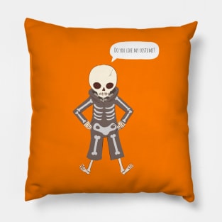 Do You Like My Costume? - Mr. Skeleton Pillow